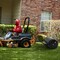 Black Heavy-Duty 30-Gallon Metal Lawn Roller with Tow-Behind Handle for Garden Lawn Care